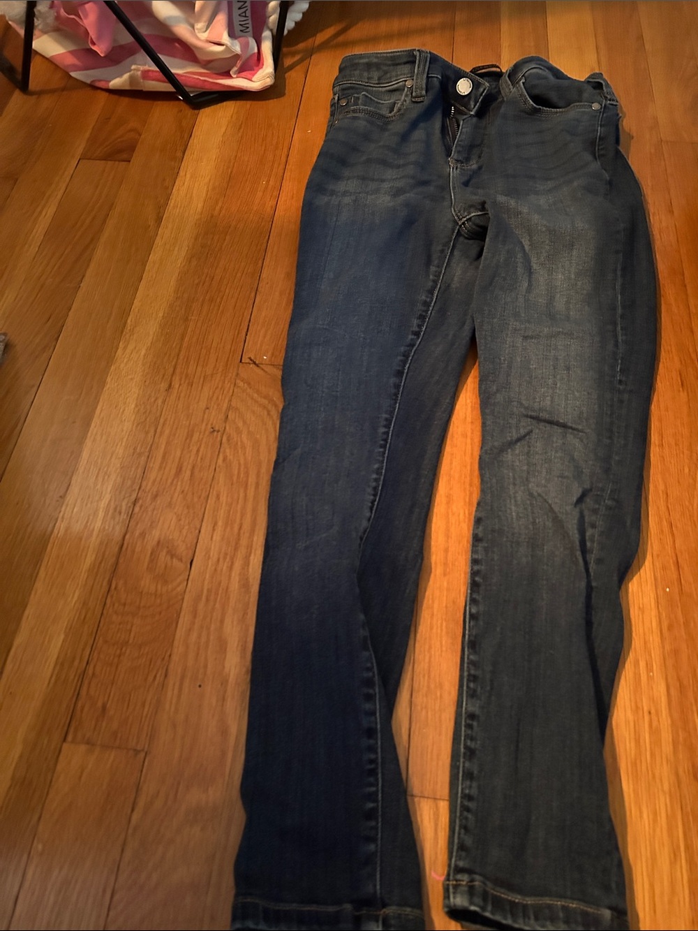 Dark Wash Skinny Jeans - Picture 3 of 5